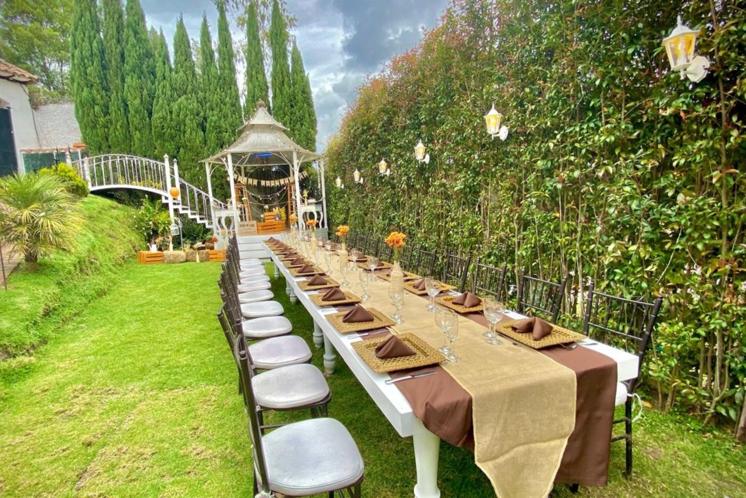Espacios para eventos en Bogotá – montaje en La Enlomada
